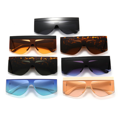 Fashion Half Frame UV400 Women Men Sunglasses