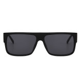 Flat Top New Rectangle Shades Men Women Sunglasses