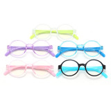 Children's Round antIi blue light glasses