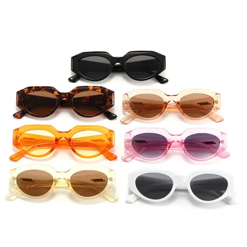 Small Oval Retro Vintage Sunglasses