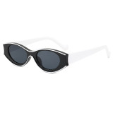 Fashion Small Retro Oval Women UV400 Sunglasses