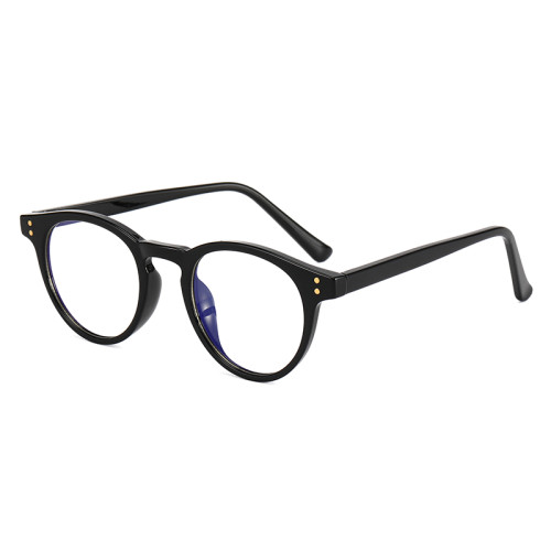 Retro TR90 Optical Frame with Anti Blue Light Lenses Round Glasses