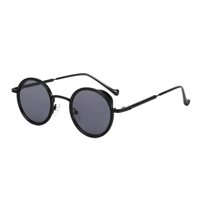 Anti-UV400 Brand Designer Metal Frame Round Shades Sunglasses