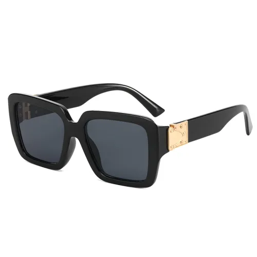 Fashion Square Oversized Women Gradient Shades Sunglasses