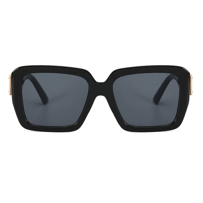 Fashion Square Oversized Women Gradient Shades Sunglasses