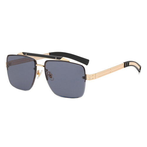 Metal Frame Men Square Sunglasses