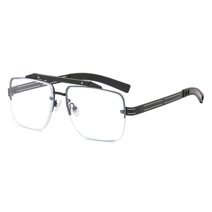 Metal Frame Men Square Sunglasses