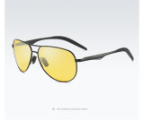 Classic Blue Mirrored Pilot Style Driving Sun glasses Mens Polarized Shades Sunglasses