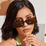 Retro Vintage Rectangle Sunglasses