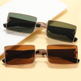 Metal Frame Retro Small Rectangle Sunglasses
