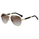 men's polarized sunglasses 71026 gradient brown