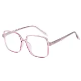 Oversized TR90 Frame Square Blue Light Blocking Computer Glasses