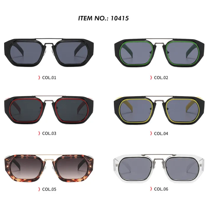 Fashion 2022 New Rectangle Flat Top Outdoor Sunglasses