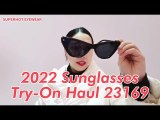 Cat Eye Women Small Triangle Sunglasses