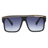 Fashion New Flat Top Shades Sunglasses