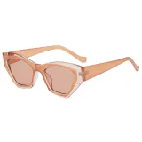 Cat Eye Women Small Polygon Sunglasses