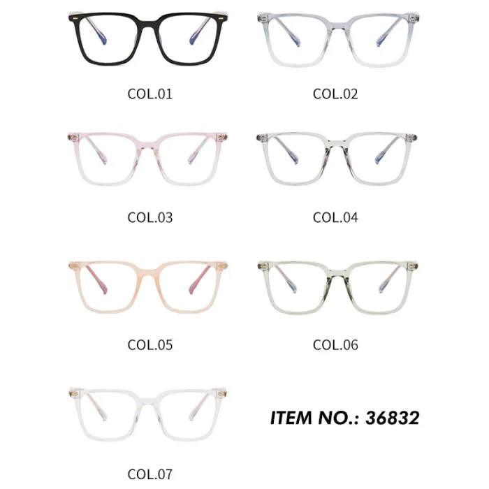 TR90 Frame Square Blue Light Blocking Eyeglasses