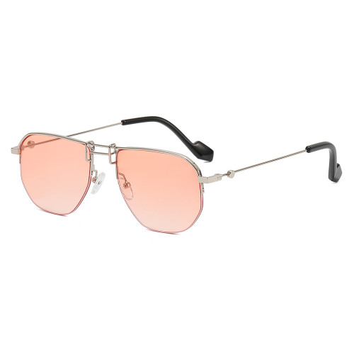 Metal Frame UV400 Gradient Shades Sunglasses