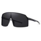Oversized Mono Lens Cycling Goggle Polarized Sunglasses