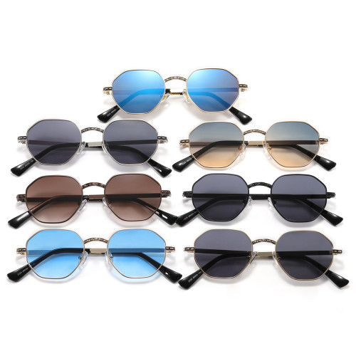 Polygon Metal Sunglasses