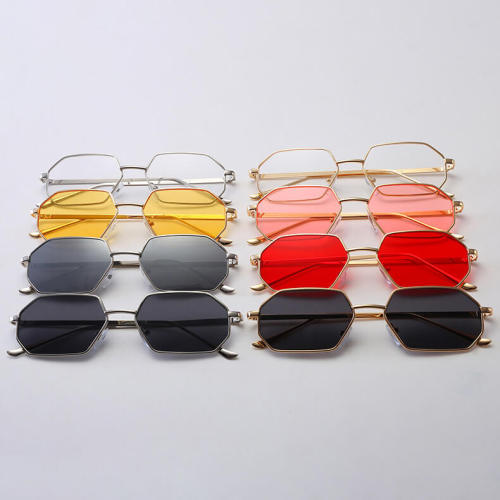 Metal Frame Unisex Sunglasses