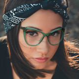Women Anti Blue Light Blocking Cat Eye Eyeglasses