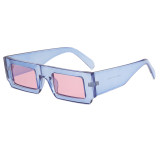 Vintage Flat Top Rectangle Sunglasses