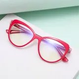 Women Oversize Cat Eye Blue Light Blocking Glasses