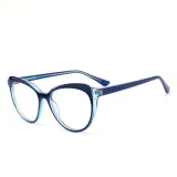 Women Oversize Cat Eye Blue Light Blocking Glasses