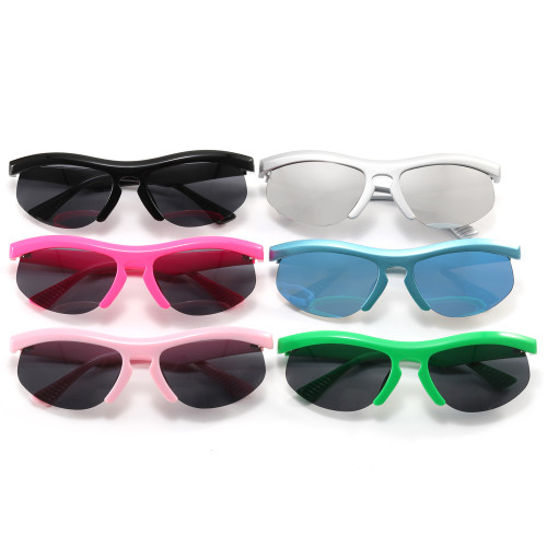 Y2K Half Frame Women Sunglasses