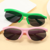 Y2K Half Frame Women Sunglasses