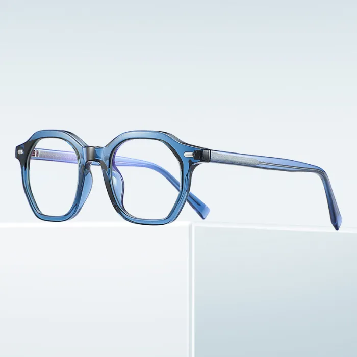 Fashion Polygon Anti Blue Light Blocking Glasses