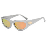 Cat Eye Women Small Oval Sunglasses