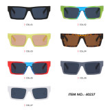 Shades Flat Top UV400 Rectangle Sunglasses