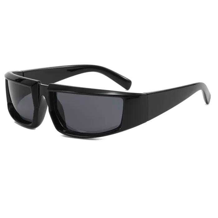 Retro Flat Top Rectangle Sunglasses