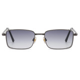 Rectangle Metal Frame Sunglasses