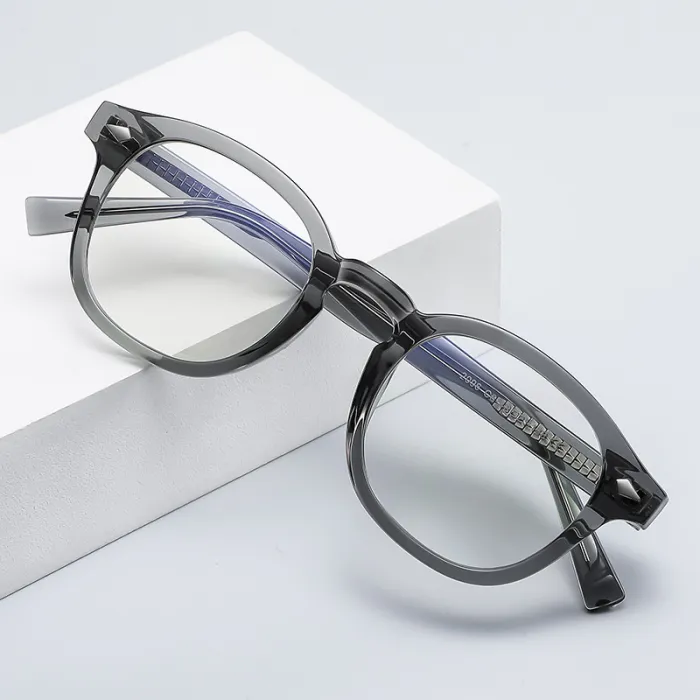 Retro TR90 Round Frames Blue Light Blocking Glasses