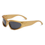 POLARIZED Wrap Around Futuristic Fashion Y2K Sunglasses for Men Women