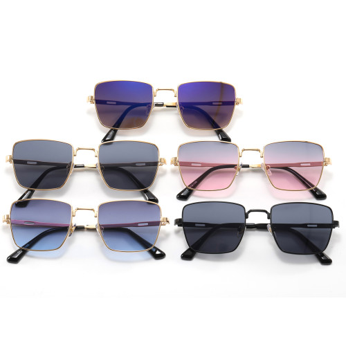 Fashion Retro Metal Frame Sunglasses