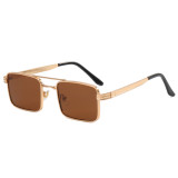 Fashion 2022 Small Rectangle Metal Frame Sunglasses