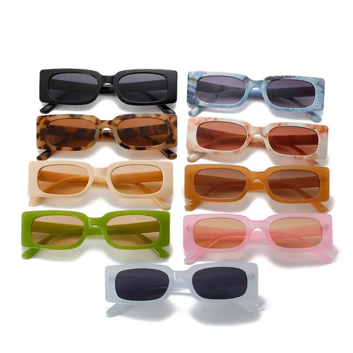 Retro Rectangle Sunglasses