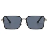 Small Rectangle Metal Frame Sunglasses