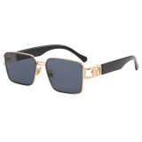 Fashion Metal Frame Gradient Shades Sunglasses