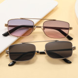 Small Rectangle Metal Frame Sunglasses