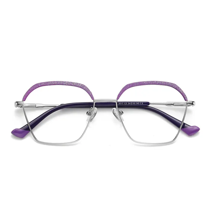 Fashion Polygon Anti Blue Light Blocking Glasses