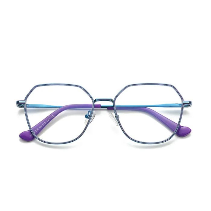 Fashion Polygon Anti Blue Light Blocking Glasses