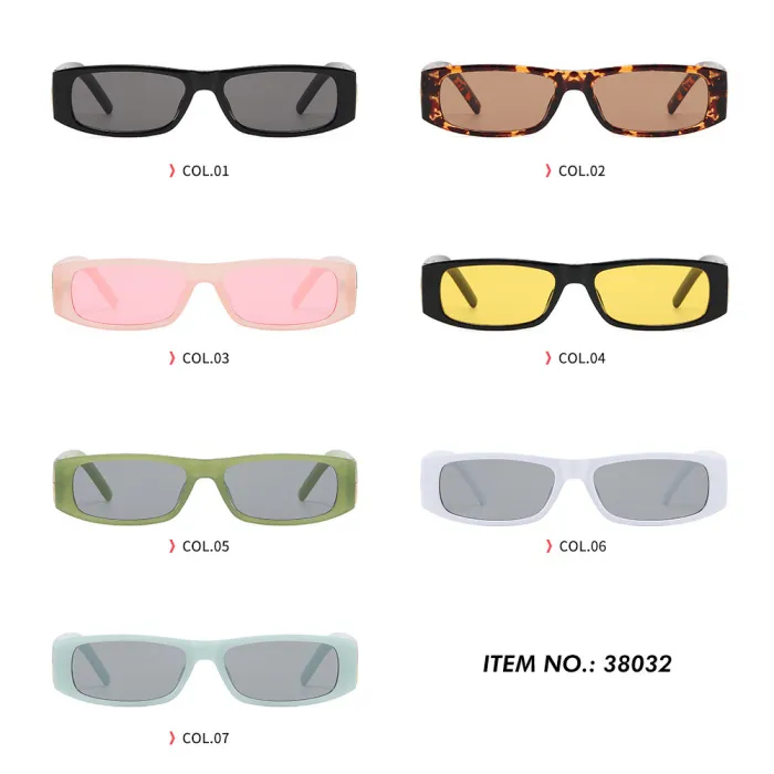 Flat Top Rectangle Sunglasses