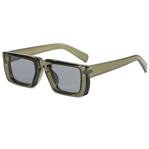 Fashion Rectangle Shades Sunglasses