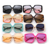 Fashion Square Oversized Shades Sunglasses