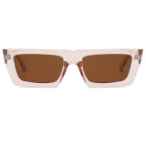 Fashion Flat Top Rectangle Sunglasses